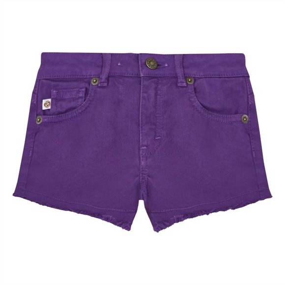 NEW SUN CHILD girl's praslin shorts in iris/purple - Picture 1 of 2